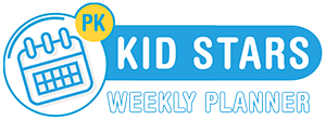 Kid Stars Weekly Planner
